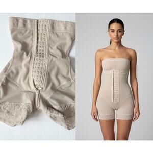Elegant Figure Colombian Faja High Waist Shapewear Shorts S Tummy Control